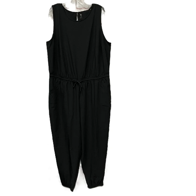 women's jumpsuits for dancingJumpsuit By Ideology In Black, Size: Xxl