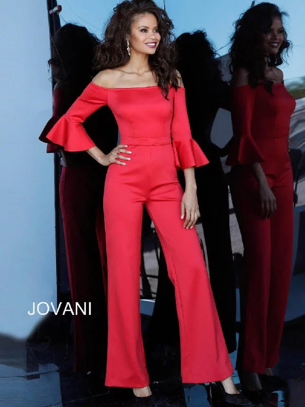 women's jumpsuits for minimalist fashionJovani 1006 Formal Jumpsuit