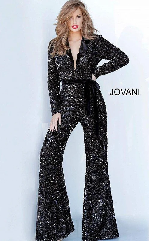 women's dressy jumpsuitsJovani 1931 Long Formal Jumpsuit