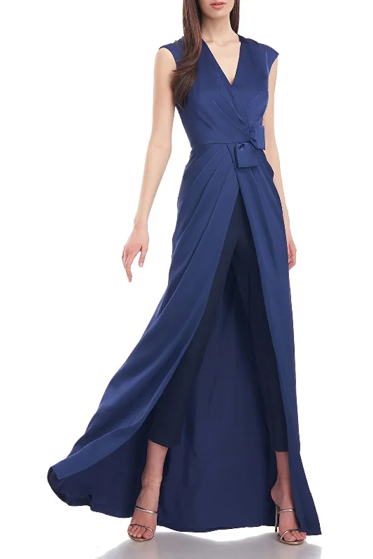 women's jumpsuits for glamorous eveningsKay Unger 5545927 Long Sleeveless Formal Jumpsuit