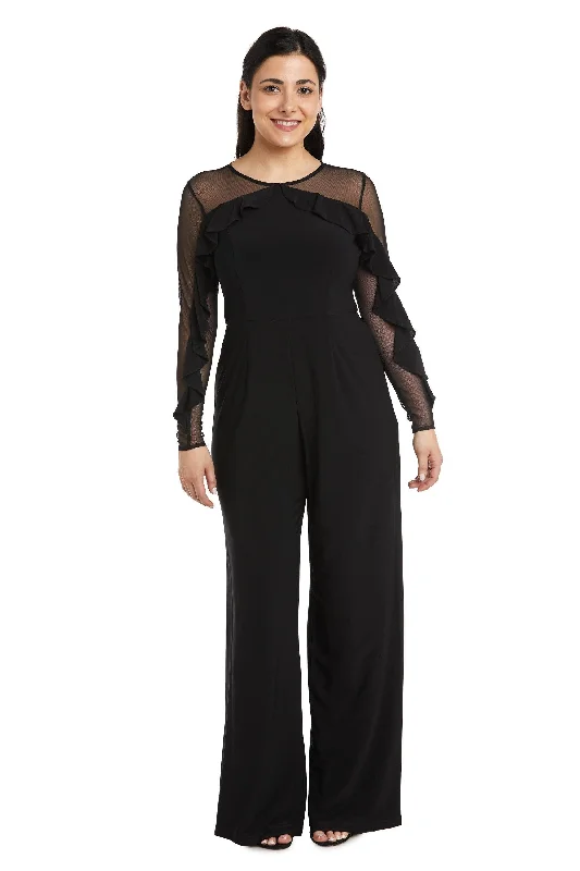 women's fitted jumpsuitsR&M Richards 2308P Long Sleeve Petite Jumpsuit Sale