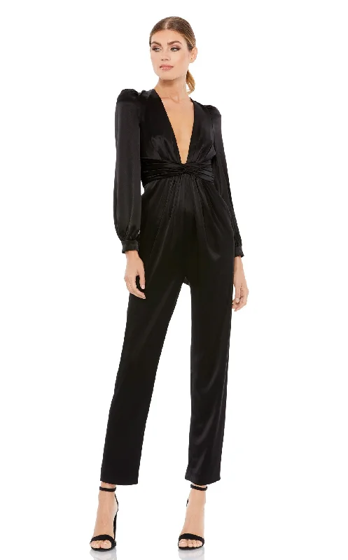 women's jumpsuits with checkered designsMac Duggal 2647CL Jumpsuit