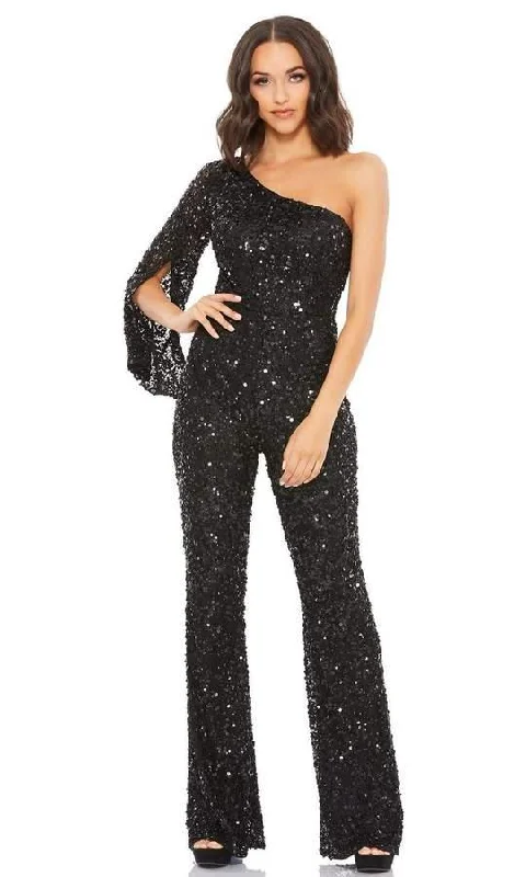 women's jumpsuits for petite womenMac Duggal 43319 Long Prom Jumpsuit