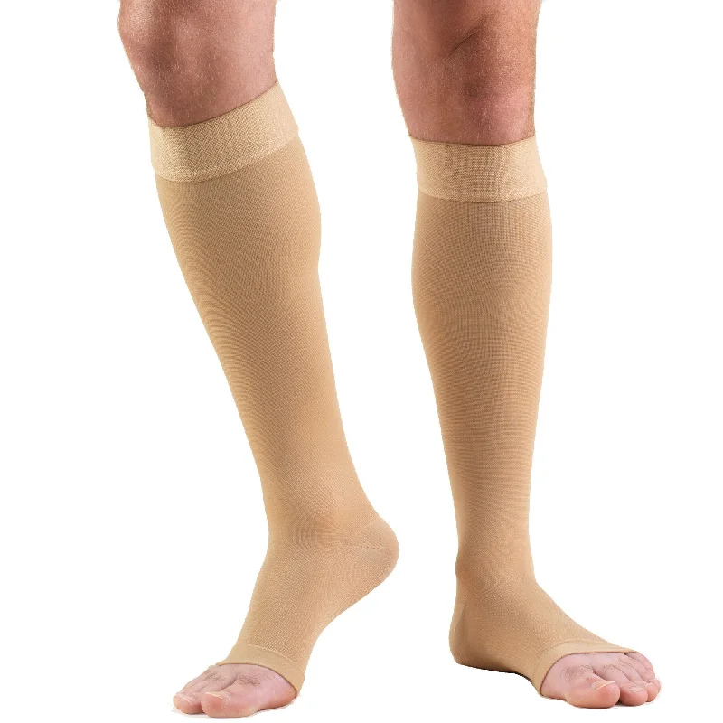 TRUFORM® Knee High 20-30 mmHg w/Silicone Dot, Open Toe