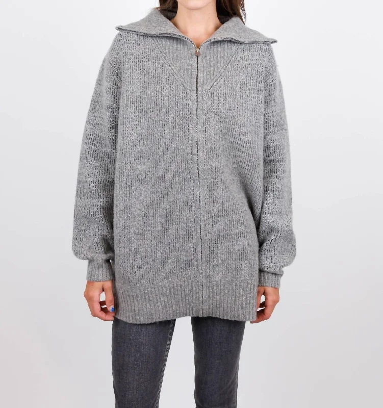 Funky SweatersAlma Sweater In Dark Grey