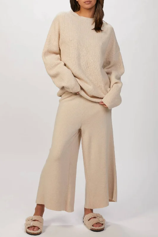 Pullover Chunky SweatersMille Tricot Sweater In Beige