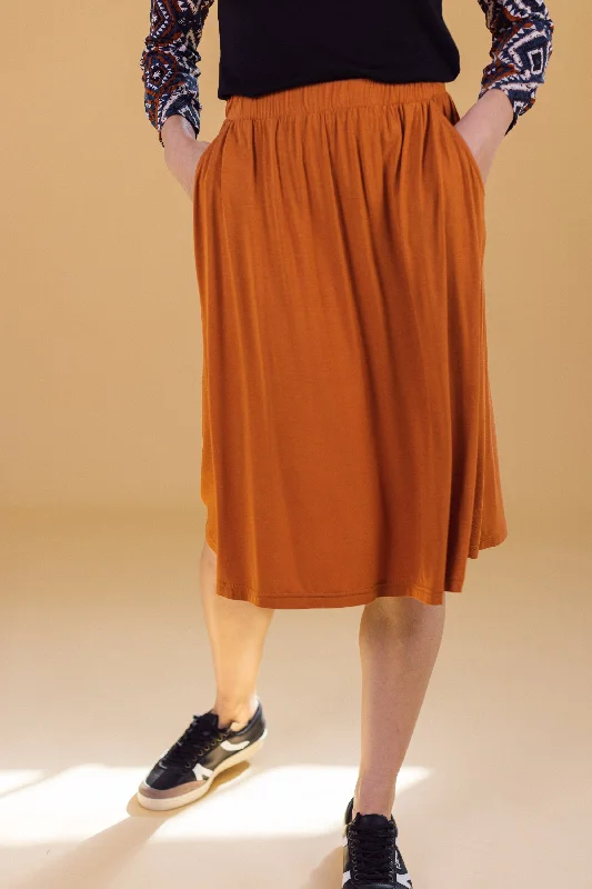 women's flowy skirtsSkirt Serena Orange