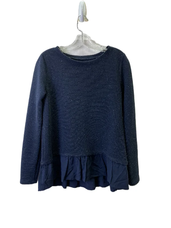 camisoles for womenTop Short Sleeve Basic By Loft In Navy, Size: S