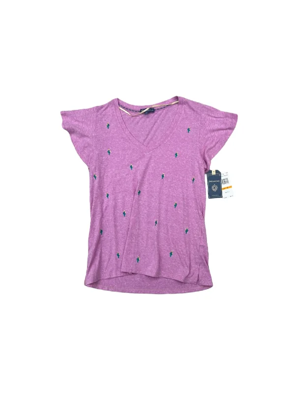 women's tops for those who seek both style and comfortTop Short Sleeve By Democracy In Pink, Size: S