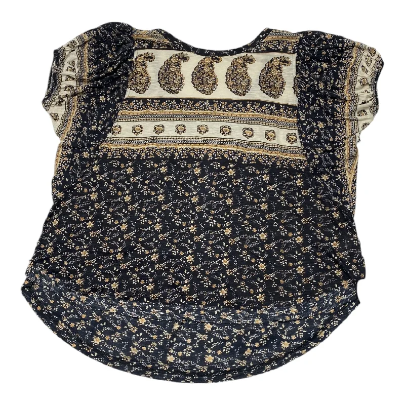 cozy women's tops for fall and winterTop Short Sleeve By Free People In Multi-colored, Size: L