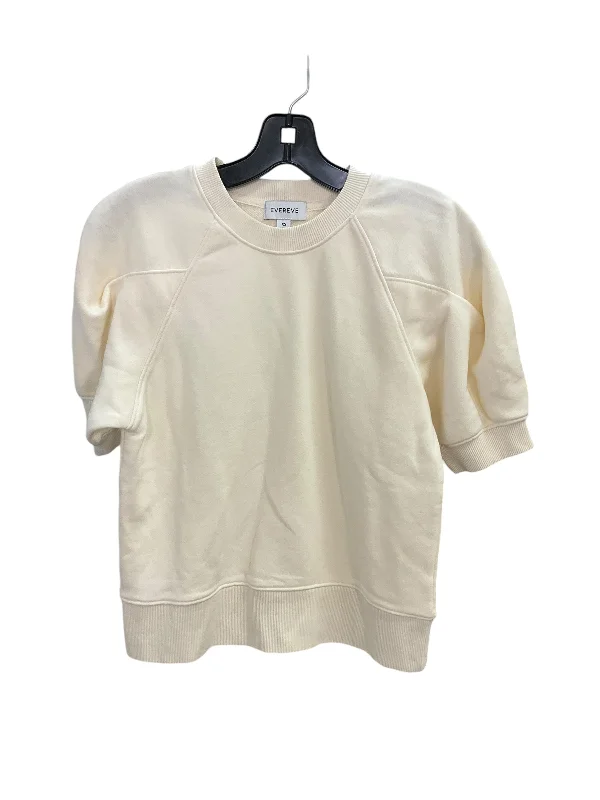 long-sleeved women's topsTop Short Sleeve By Nordstrom In Beige, Size: Xs