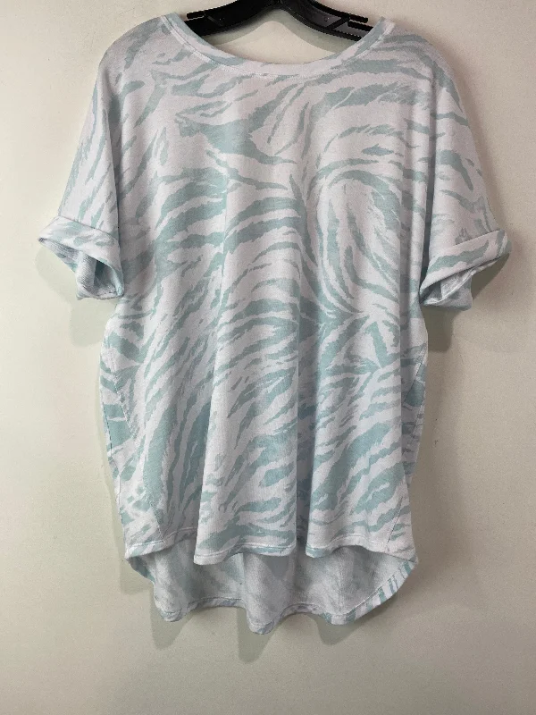 women's tops with unique designsTop Short Sleeve By Wonderly In Green, Size: Xl