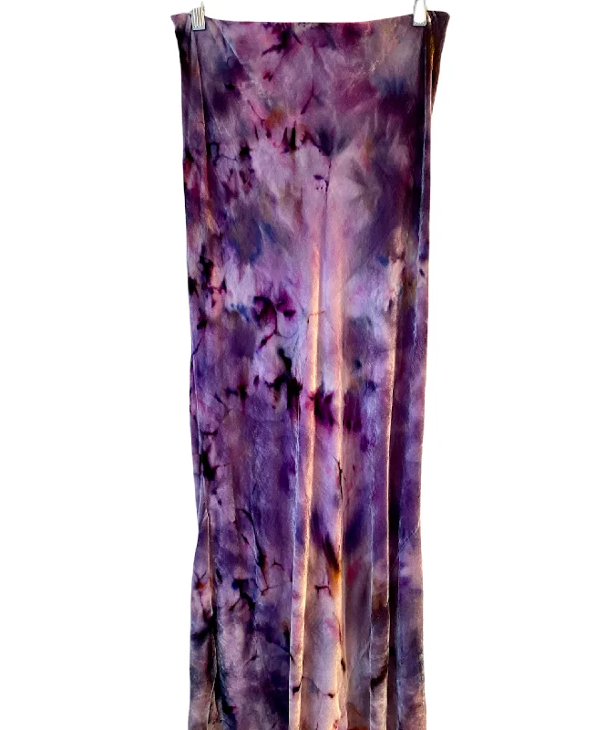 women's lace skirtsVH-1018  Silk Velvet Tie Dyed Skirt