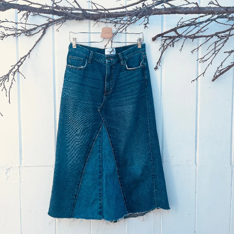 women's vintage leather skirtsVH-DS34 Denim Skirt  4/6