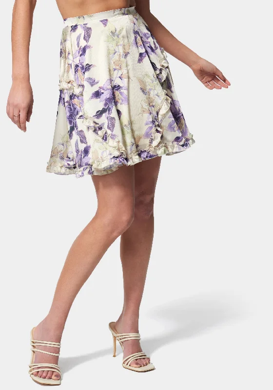 women's travel-friendly cocktail skirtsYoryu Ruffle Skirt